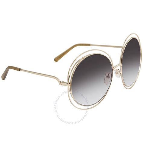 chloe ce114s|Chloe Brown Round Ladies Sunglasses CE114S (733).